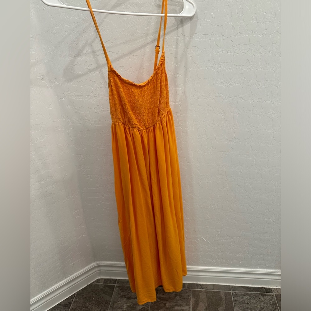 Orange maxi target dress